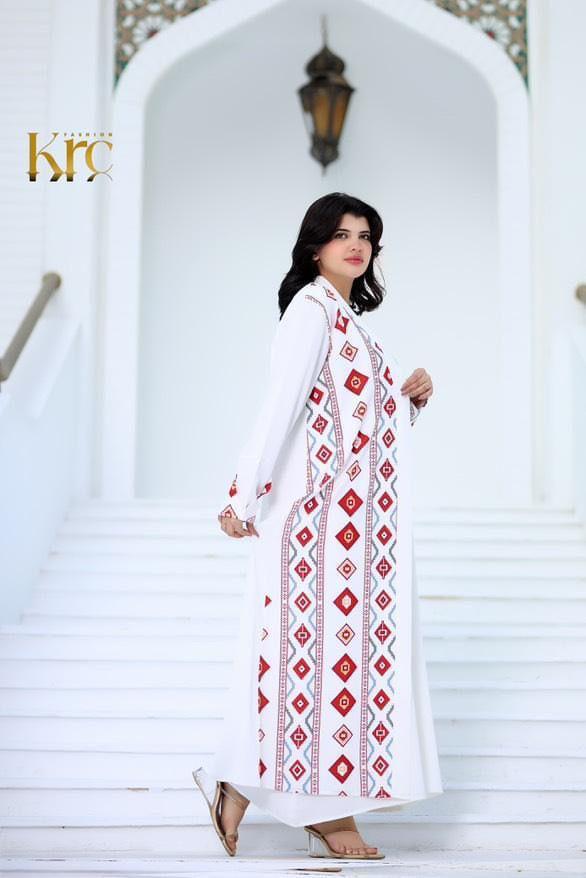 2025 SBH Kaftan 2PCs Set White