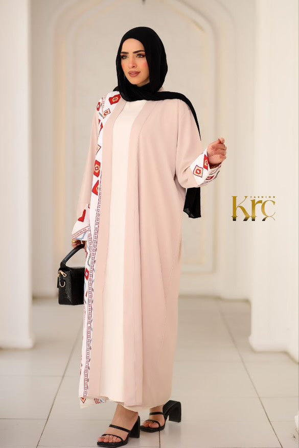 2025 SBH Kaftan 2PCs Set Beige