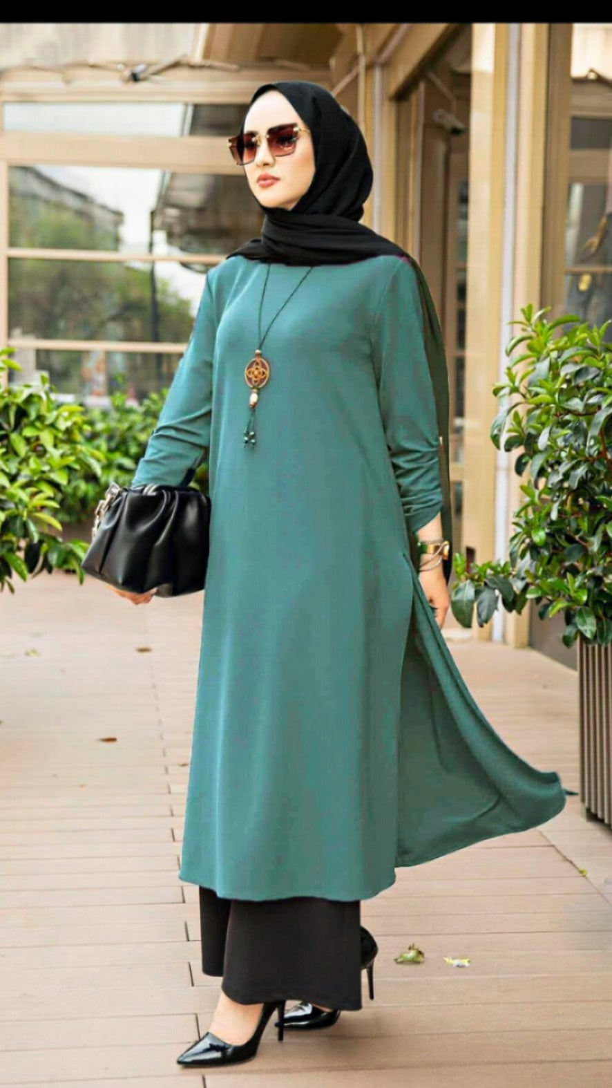 Turkish Magnolia 3 Piece Set Color Mint - USA Hijab World