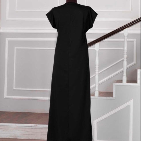 Turkish Long Basic Underwear Black - USA Hijab World