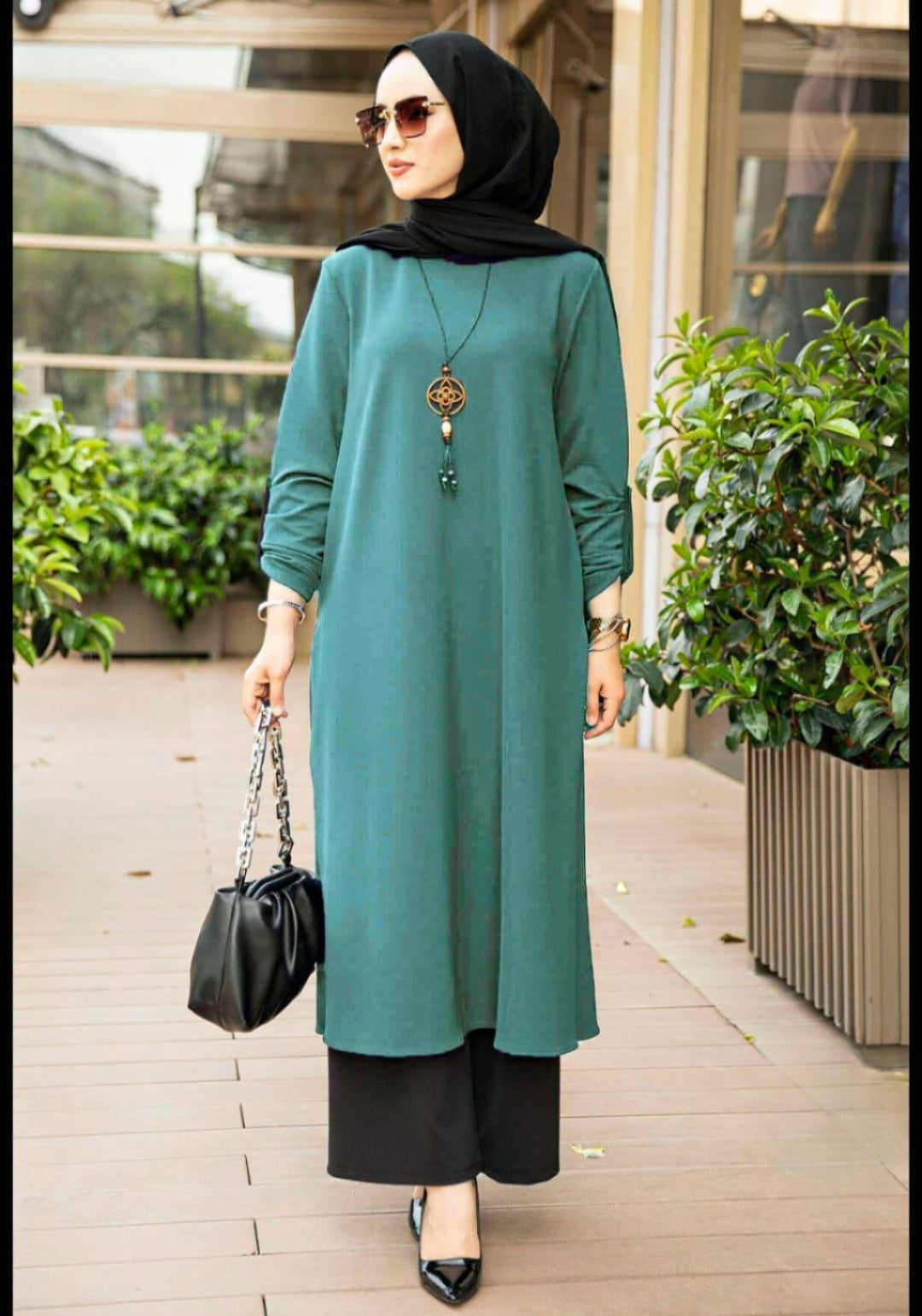 Turkish Magnolia 3 Piece Set Color Mint - USA Hijab World