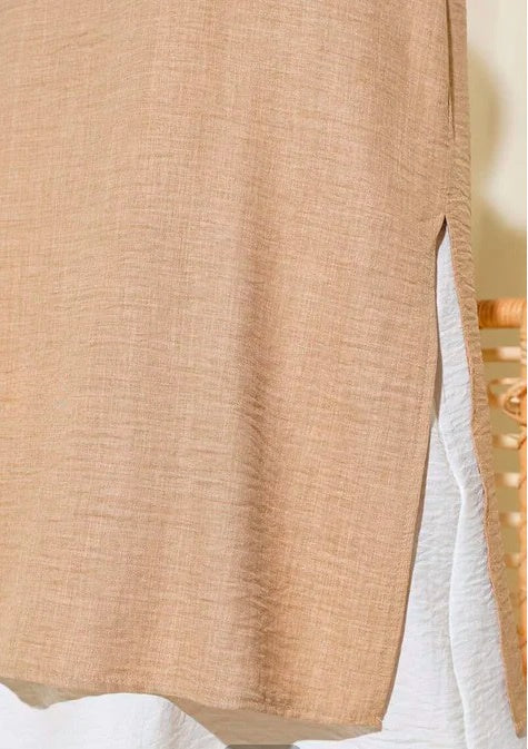 Turkish Dress 3 Piece Set Camel