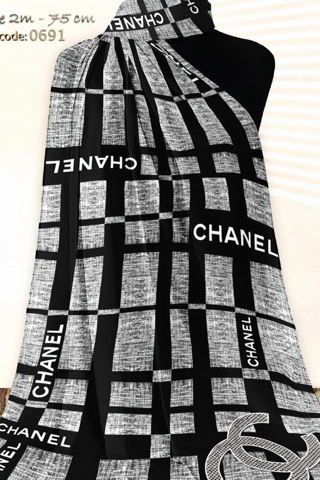 Crepe Chiffon Hijab Shawl C0691