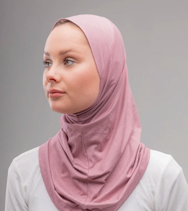 Le Voile Egyption Cotton Lycra 1PC Under scarf Purple