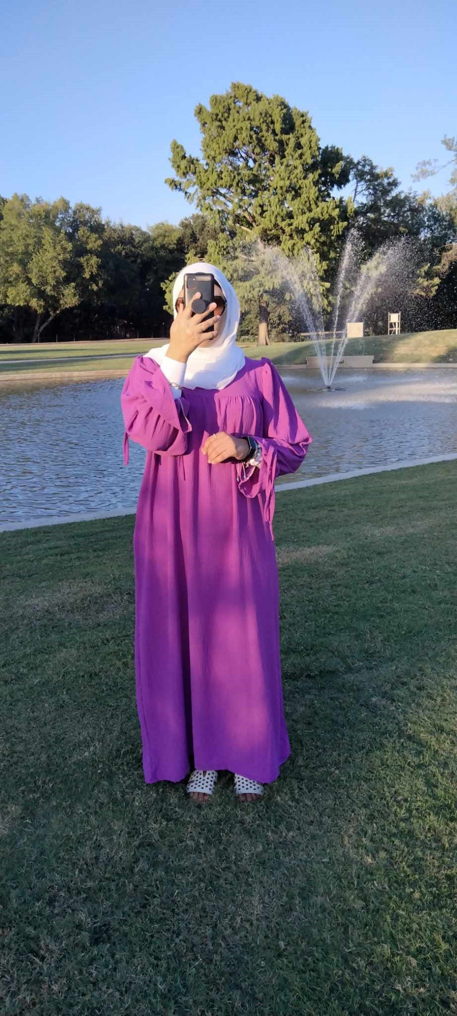 Maxi Dress Purple - USA Hijab World