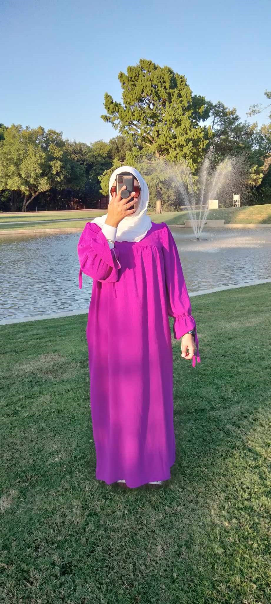 Maxi Dress Purple - USA Hijab World