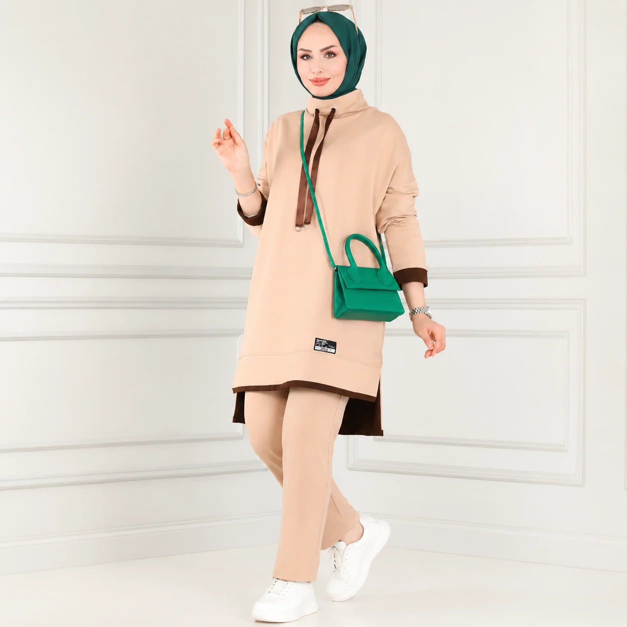 Turkish Modest Outfit Tunnel 2PCs Set