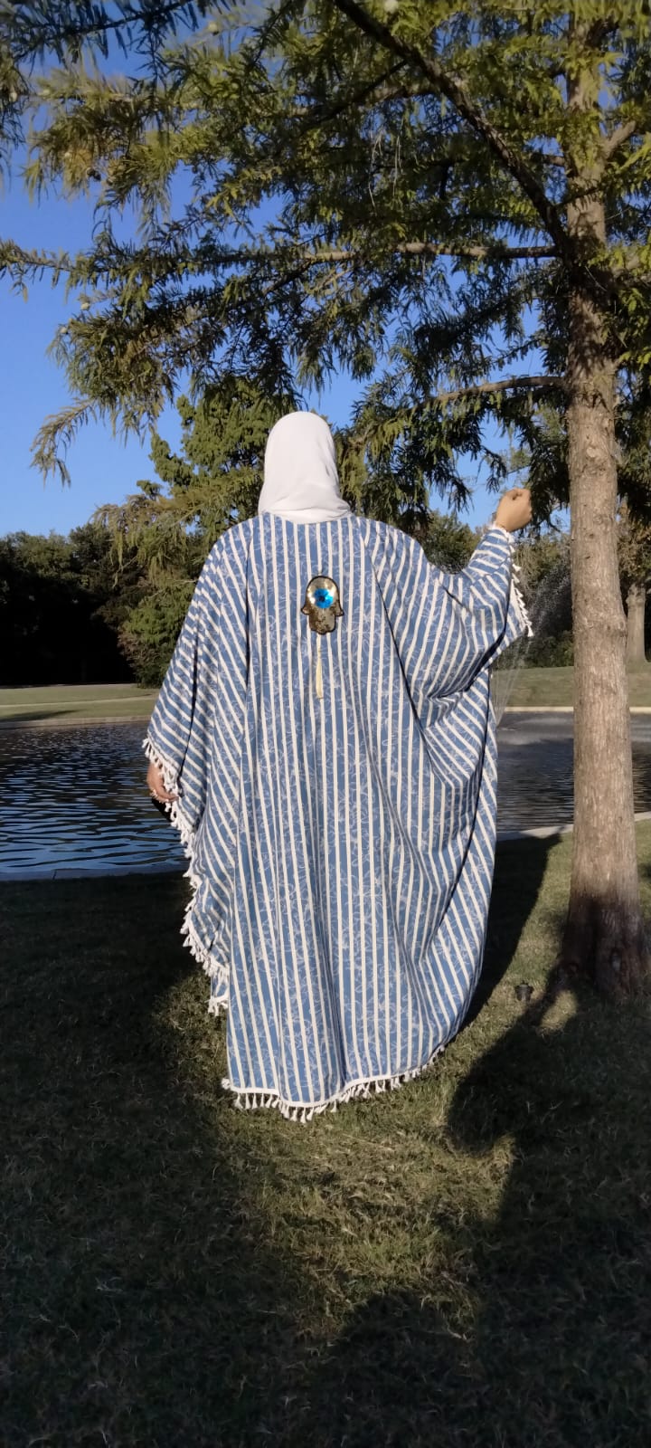 Sinai Egyptian Oversized Cotton Embroidery Abaya - USA Hijab World