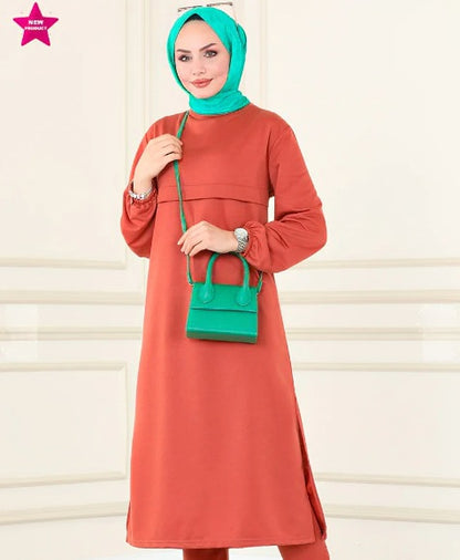 Turkish Long Sleeve Tunic + Pant - USA Hijab World