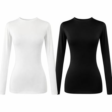 Long Sleeve Cotton Lycra Top Collection