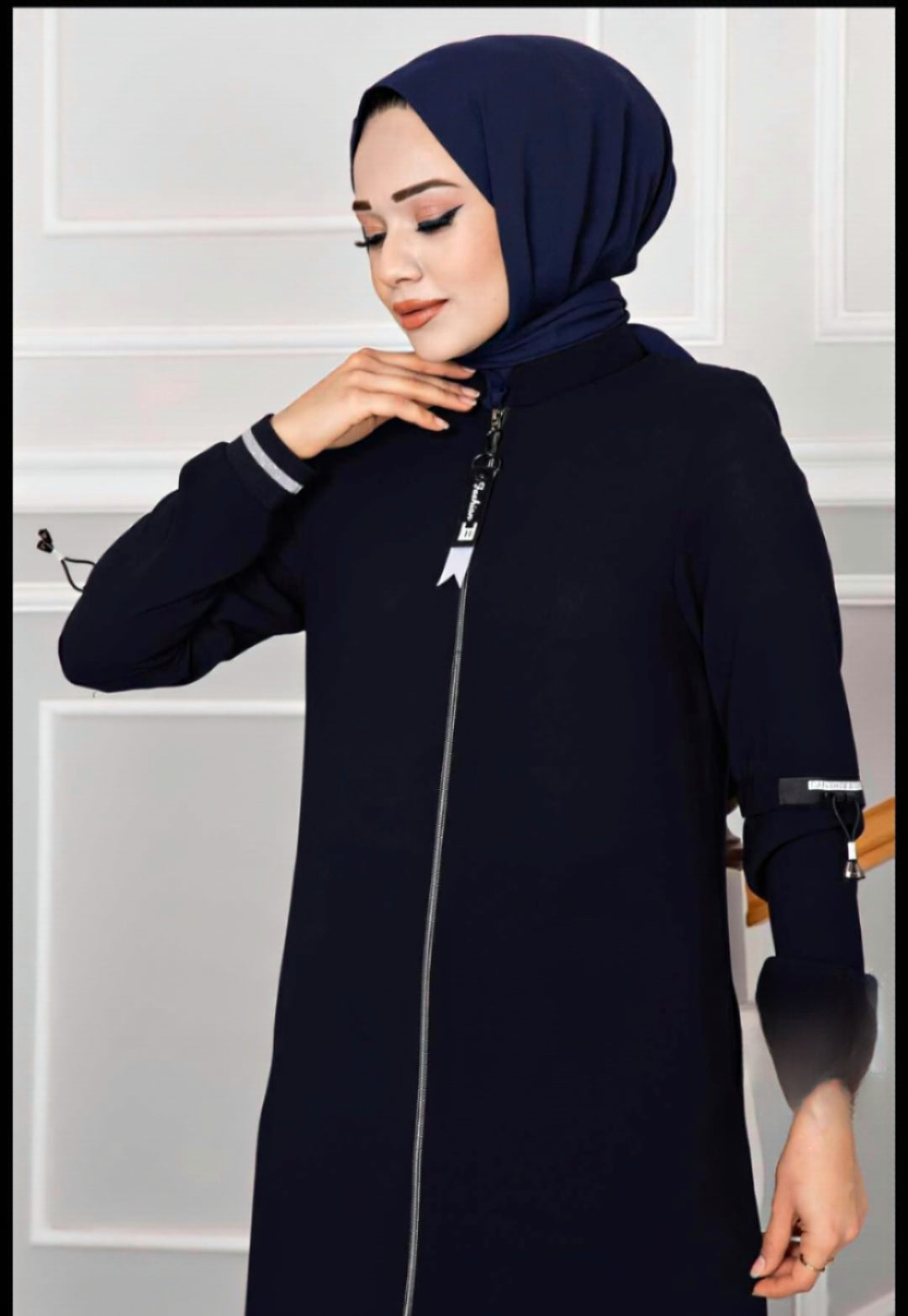 Turkish Hijab Abaya with Elastic Sleeves - USA Hijab World