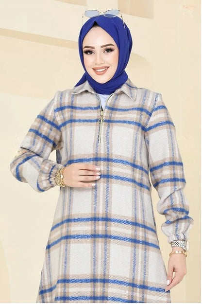 Turkish Long Tunic Saxe - USA Hijab World