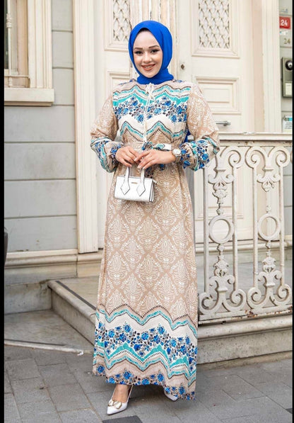 .Turkish Sofia Turkish Viscous Dress - USA Hijab World