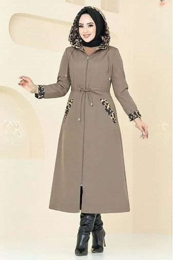 Turkish Trench coat Brown - USA Hijab World