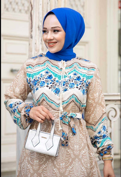 .Turkish Sofia Turkish Viscous Dress - USA Hijab World