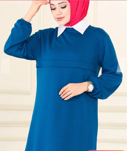 Turkish Long Sleeve Tunic + Pant - USA Hijab World