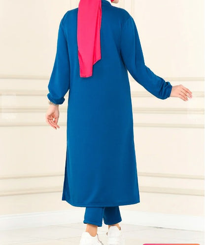 Turkish Long Sleeve Tunic + Pant - USA Hijab World