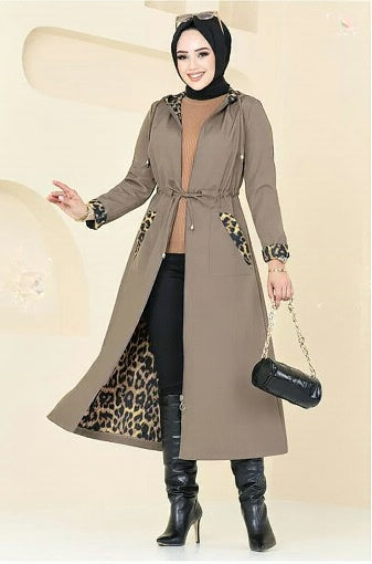 Turkish Trench coat Brown - USA Hijab World