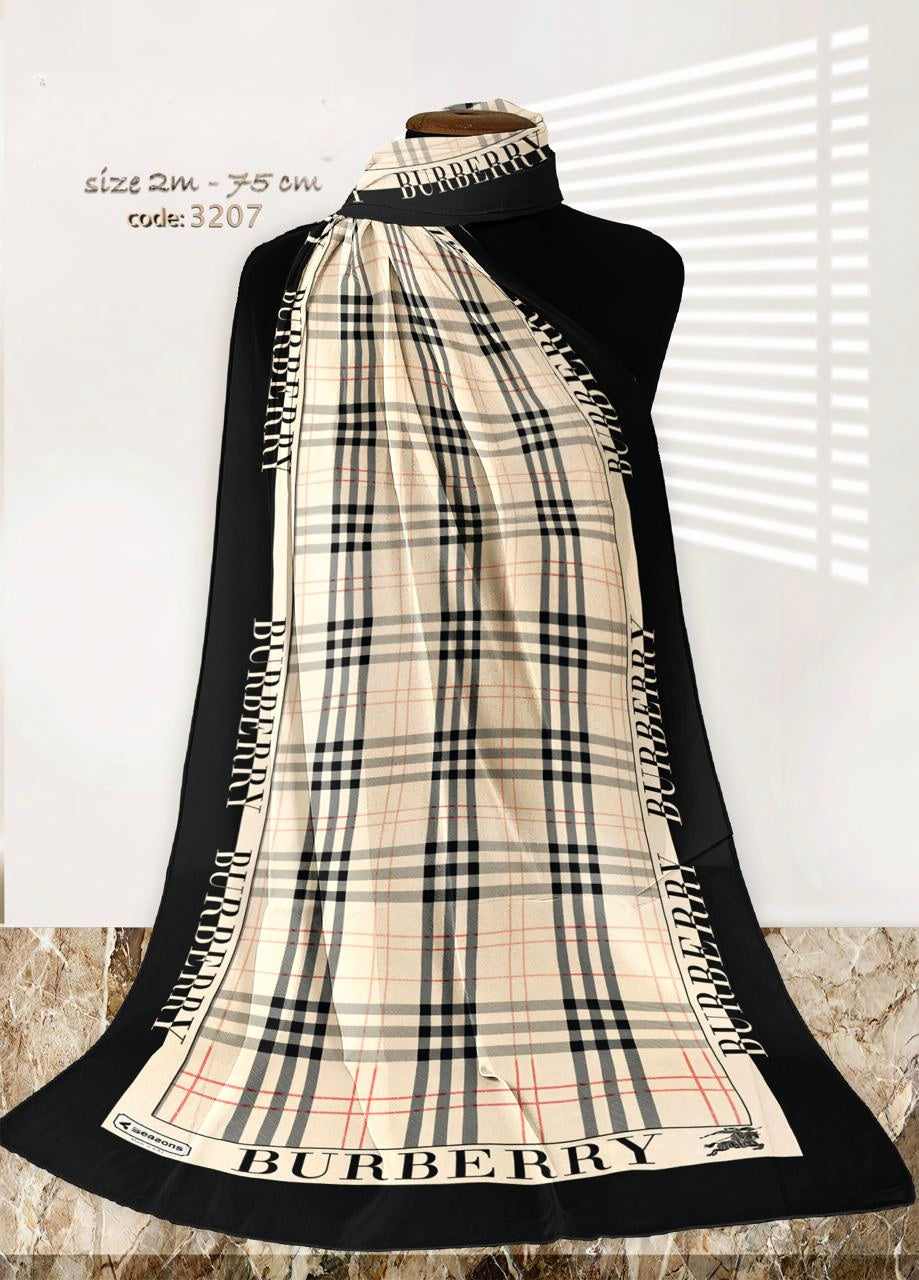 Crepe Chiffon Hijab B3207