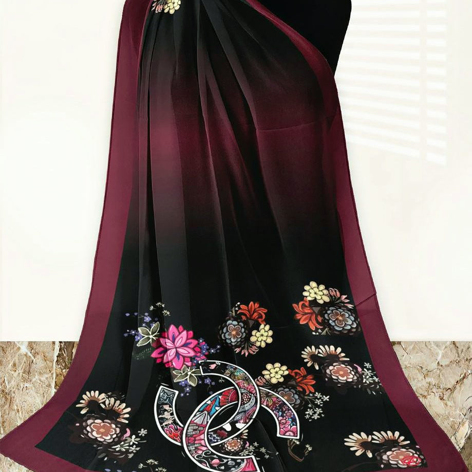 Printed Crepe Chiffon Hijab