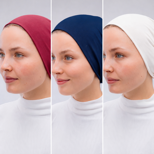 Modest Closed Non Slip under scarf Inner Cap Collection