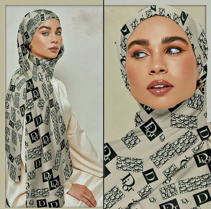 Printed Crepe Chiffon Hijab