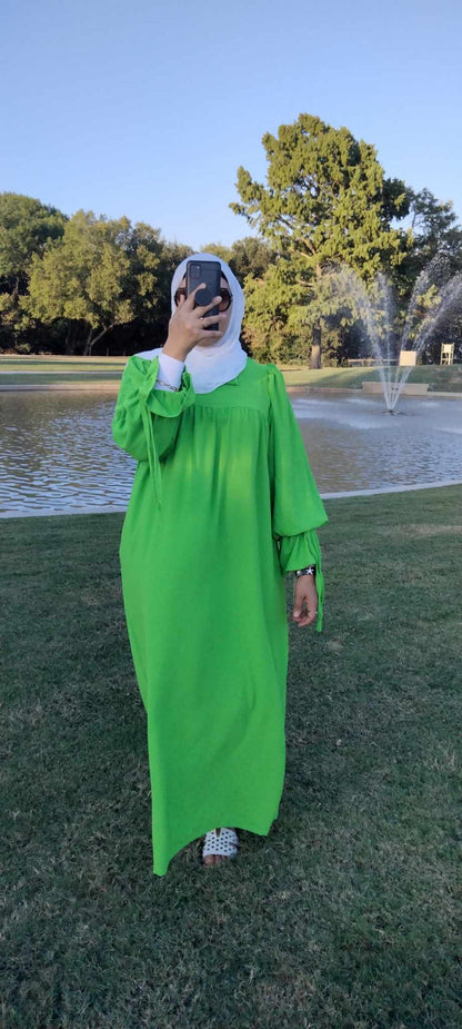 Maxi Dress Green - USA Hijab World