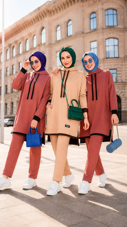 Turkish Modest Outfit Tunnel 2PCs Set