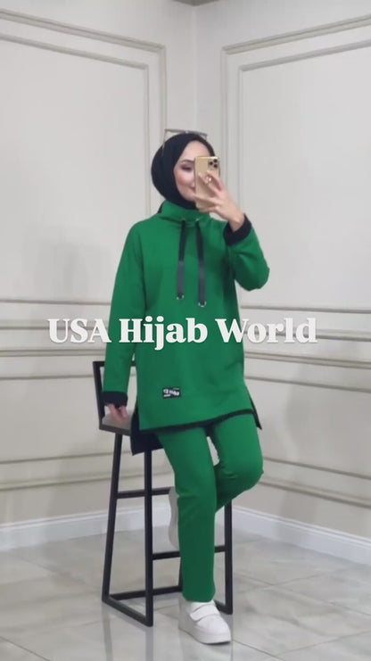 Turkish Modest Outfit Tunnel 2PCs Set