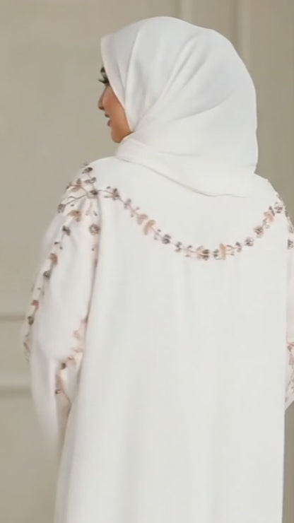 2 Piece Handmade Dubai Abaya with Hijab
