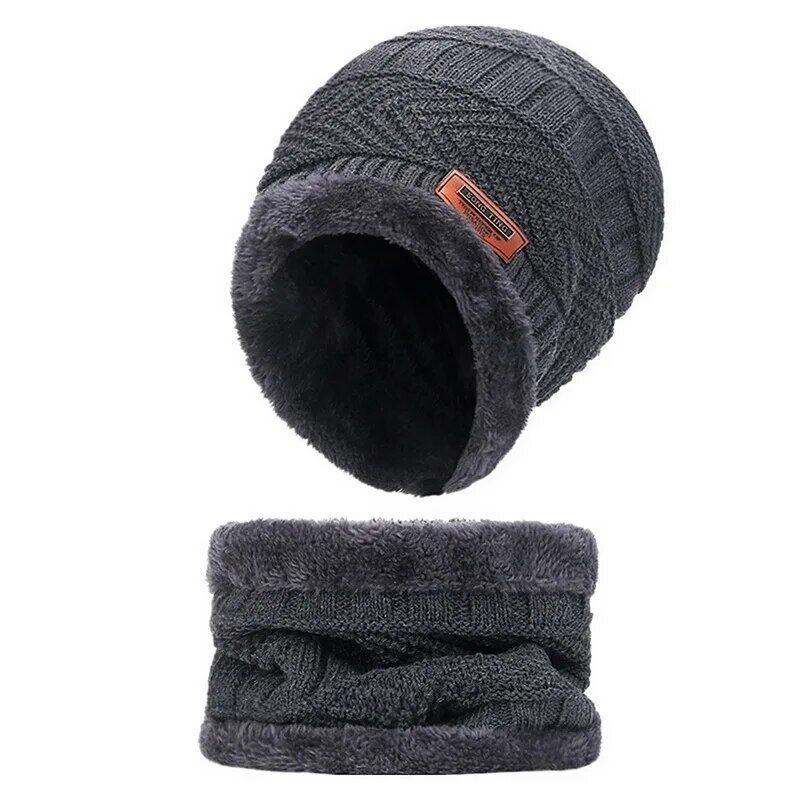 2 PCs Outdoor Hood and Neck Warmer for Kids