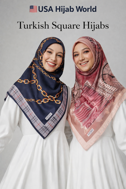 Turkish Cotton Square Scarf Collection