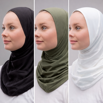 The secret behind every flawless hijab look starts here. Our cotton underscarf is the foundation piece your hijab routine 